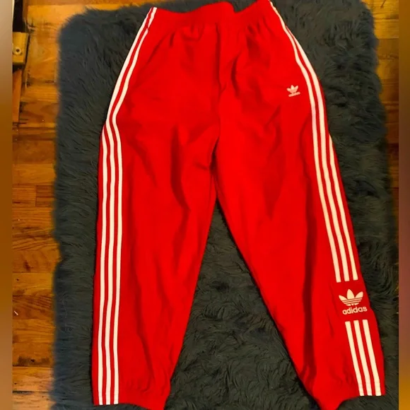 adidas Pants Jumpsuits Nwt Red Adidas Womens Jogger Size Xl